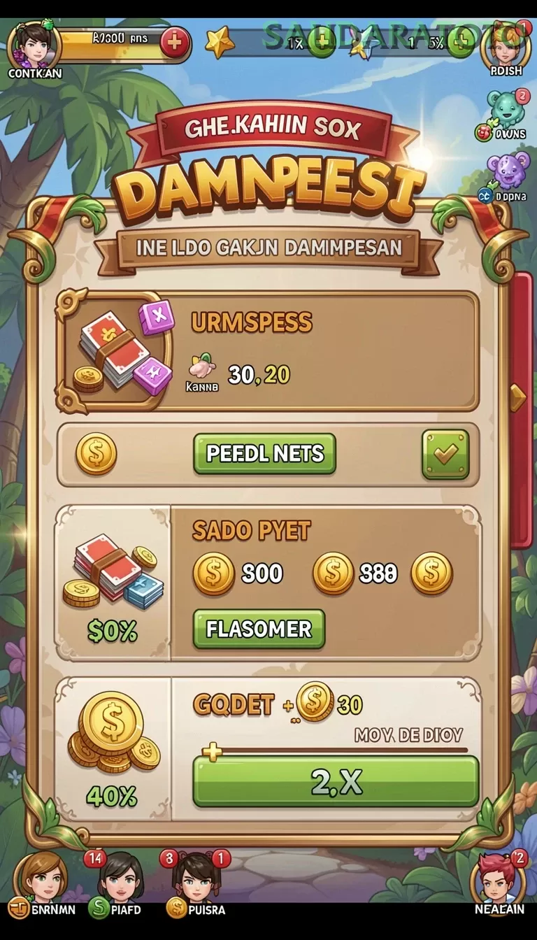 Cuplikan layar 55FIVE — menu navigasi