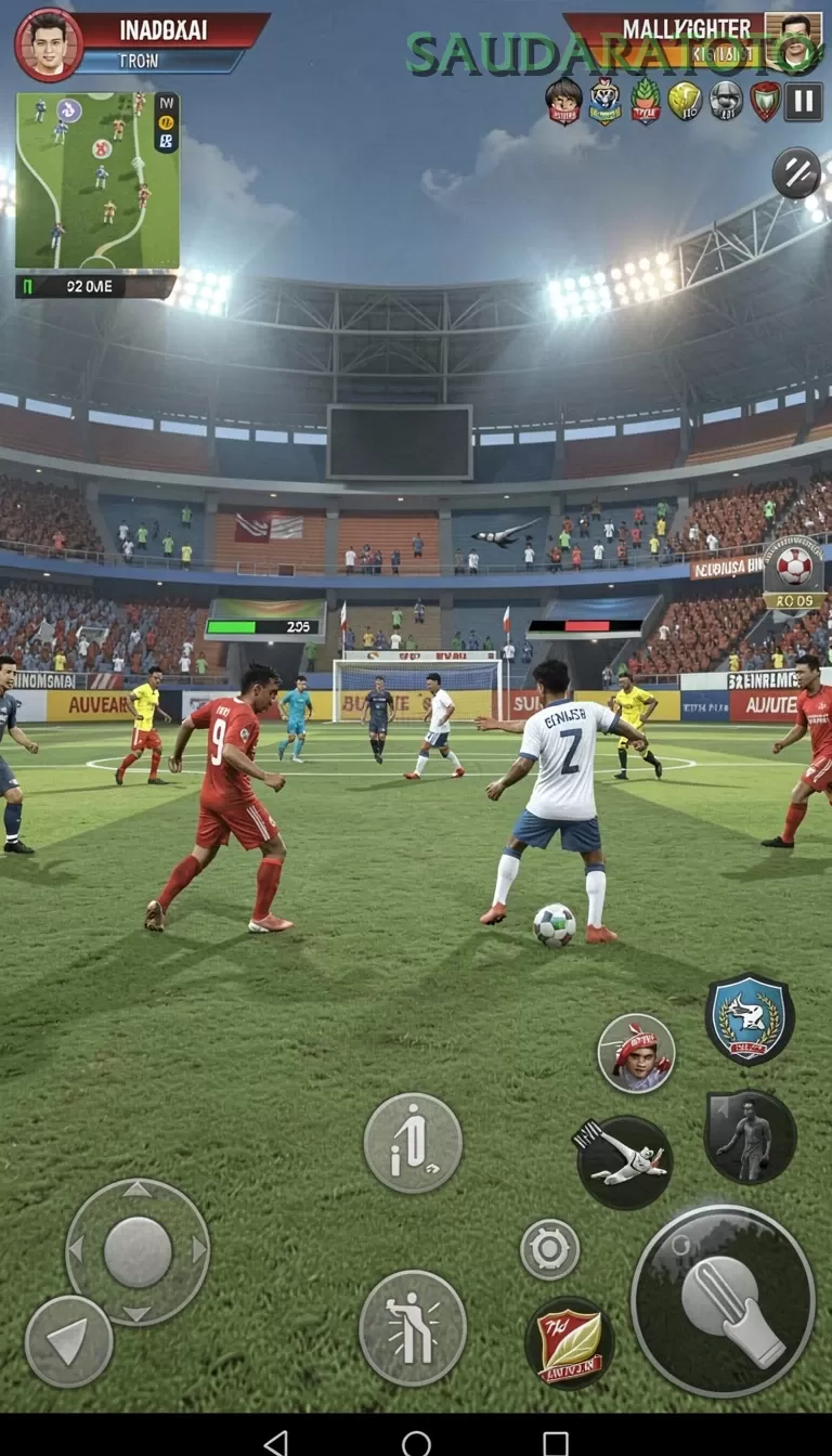 Cuplikan layar 55FIVE — aktivitas